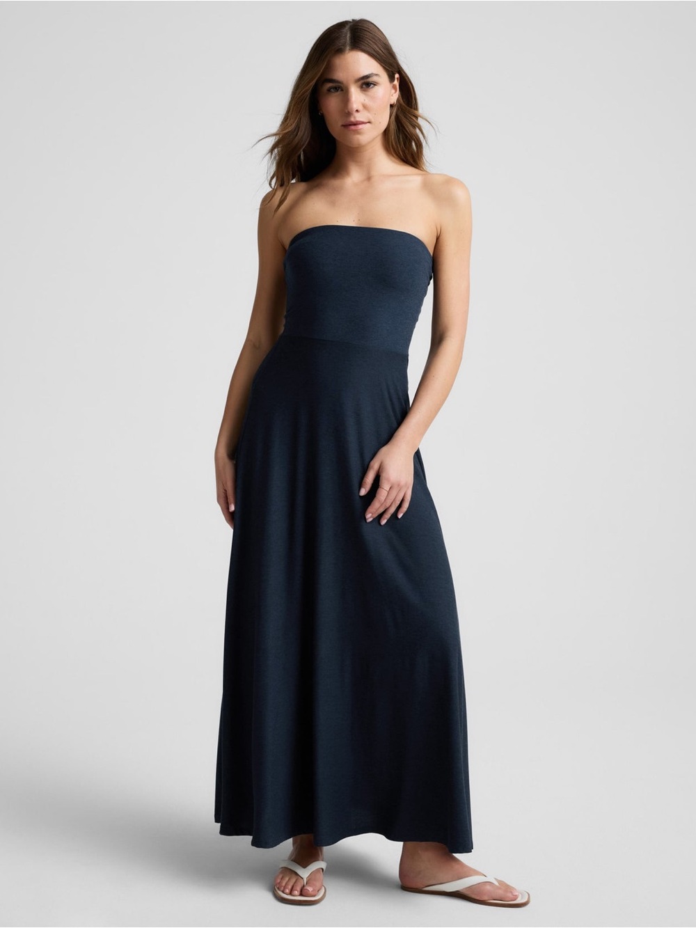 Beyond Yoga Featherweight Strapless Maxi Dress ❤️IN STORES💙